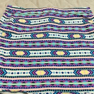 H&M Back Zip Mini Skirt